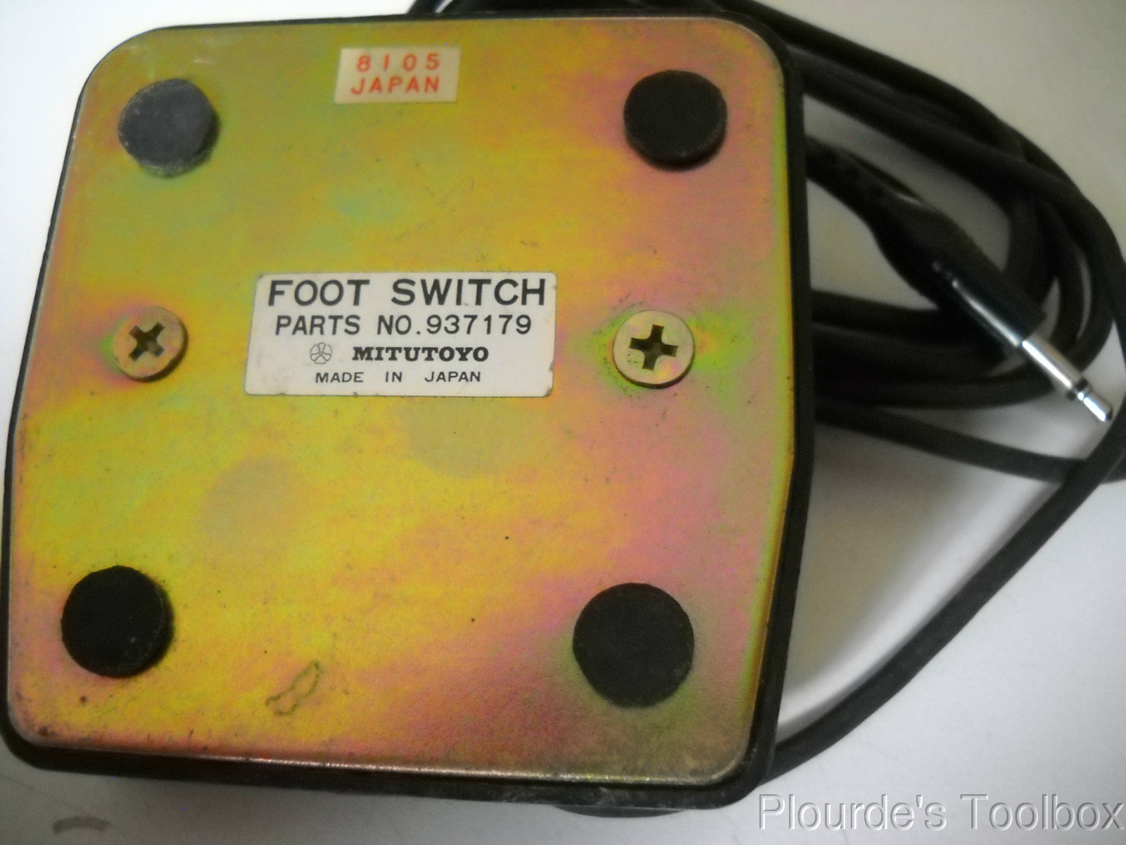 Used Mitutoyo Foot Switch for Mini Processors, 937179