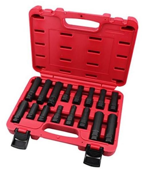 16PCS Master Wheel Locking Lug Key Set, Wheel Lock Removal Kit