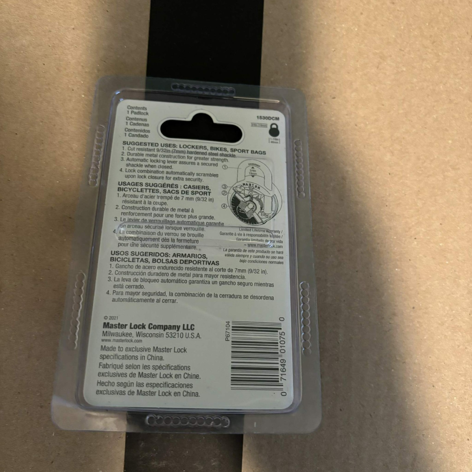 Masterlock 1530dcm