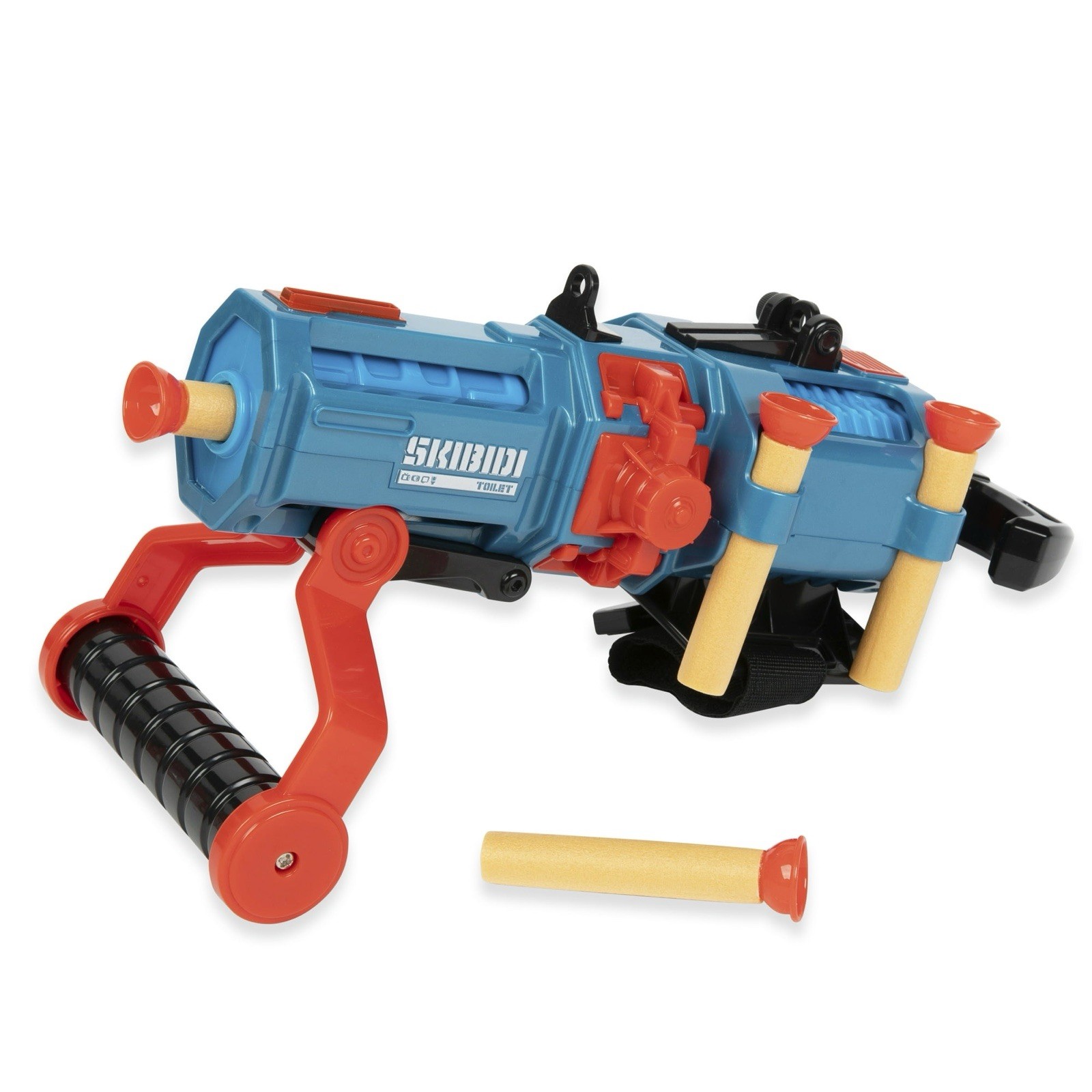 Skibidi Toilet Plunger Dart Blaster. Included 4 Plunger Darts. Skibidi Battle!