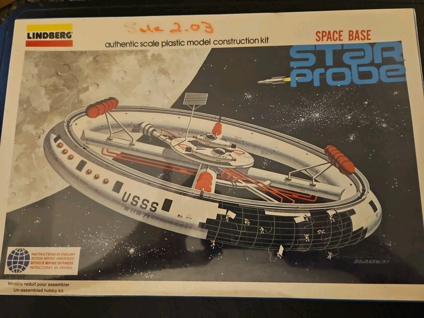LINDBERG STAR PROBE SPACE BASE #1148 YEAR 1976 SEALED