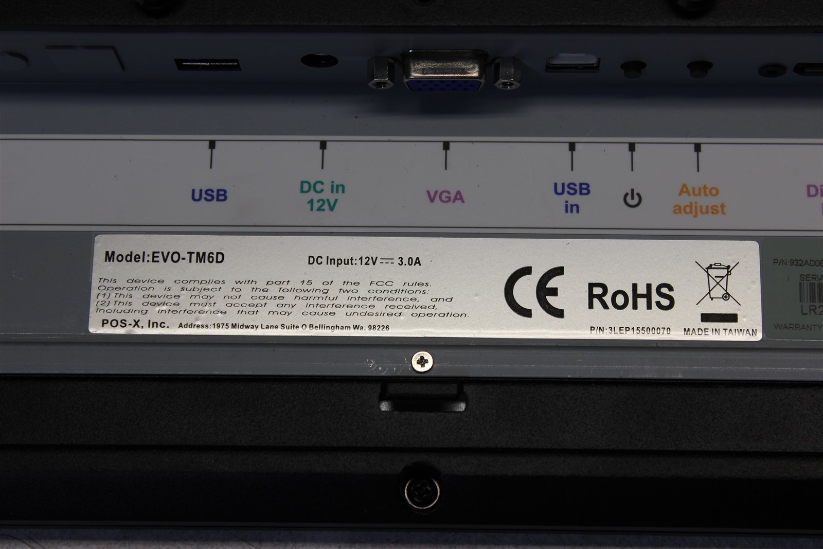 POS-X Evo EVO-TM6D