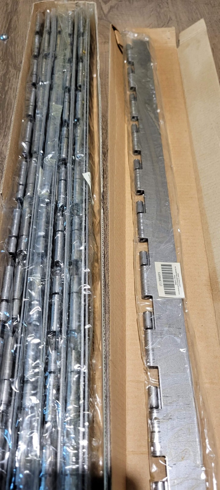 2" x 24" Steel Lift-Off Hinge Without Holes 551 lb Load Capacity 3HWF5 (10 Qty)