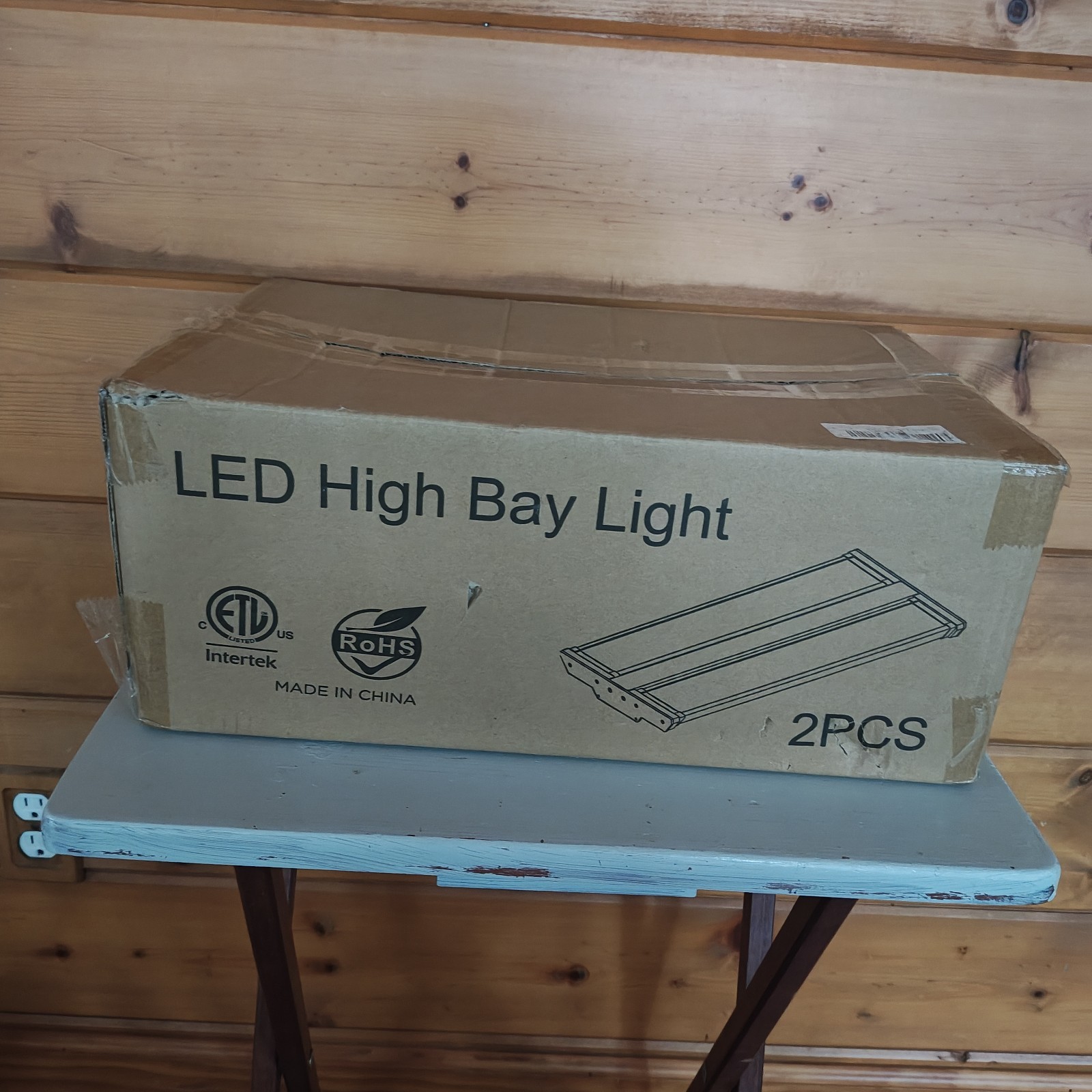 LED Shop Light 150W 21000Lumens 5000K 2 Pack Dimmable Xbuyee 100-277V 0-10V High