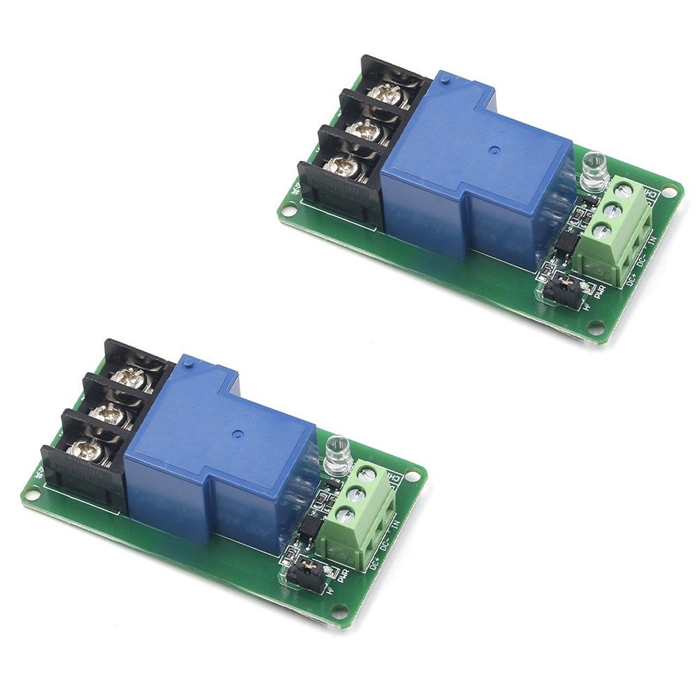 Optocoupler Isolated 5V 1-Channel Relay 2PCS Set for Industrial Control Systems