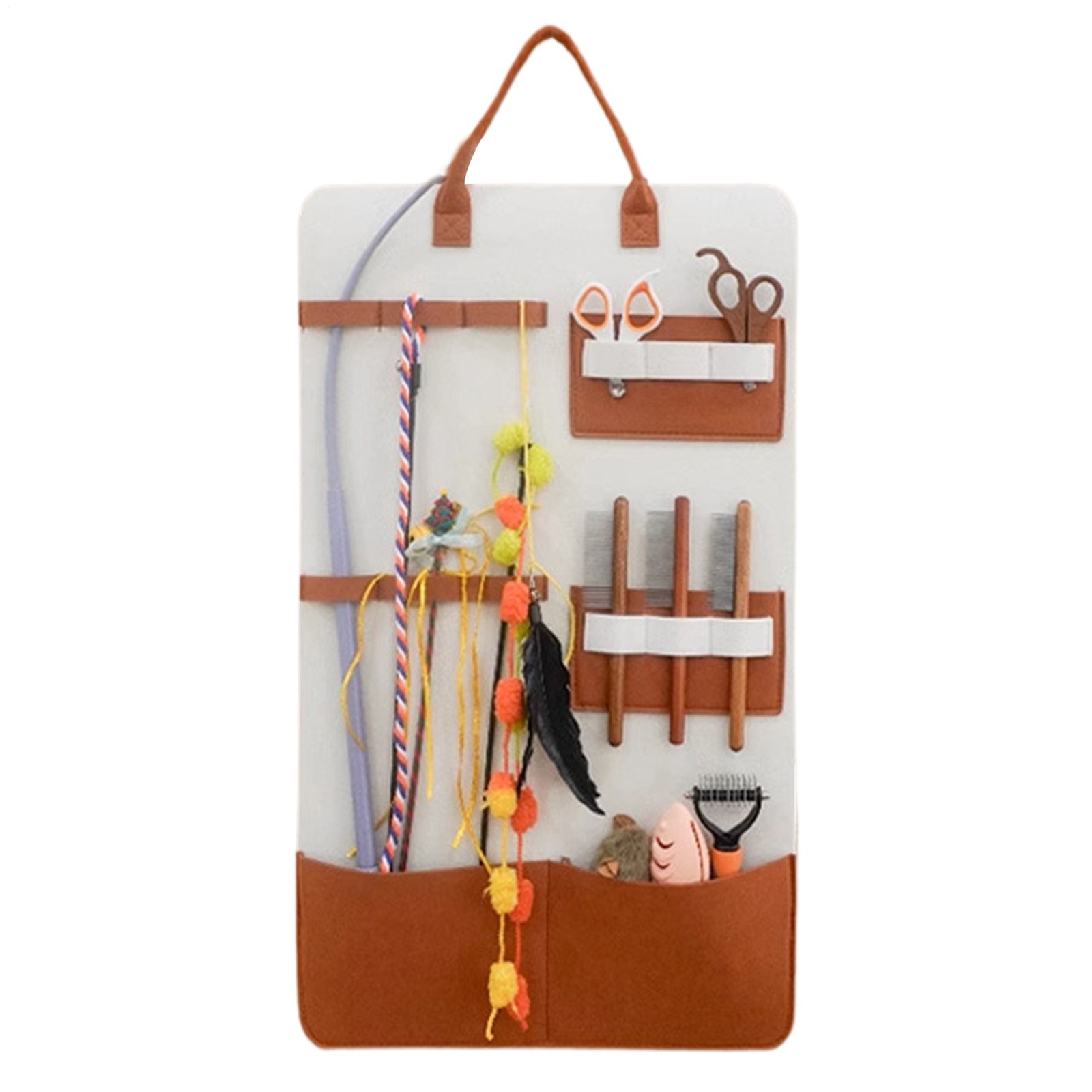 Cat Toy Stick, Catnip Cat Comb Storage Hanging Bag, Wear-resistant And Durable!