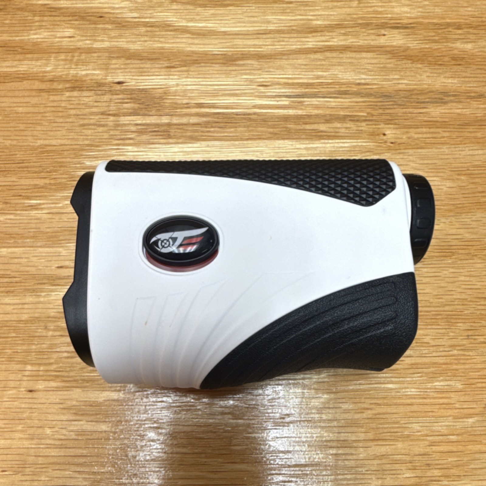 QT Slope Laser Golf Rangefinder Distance Scope Monocular White/Black Plastic