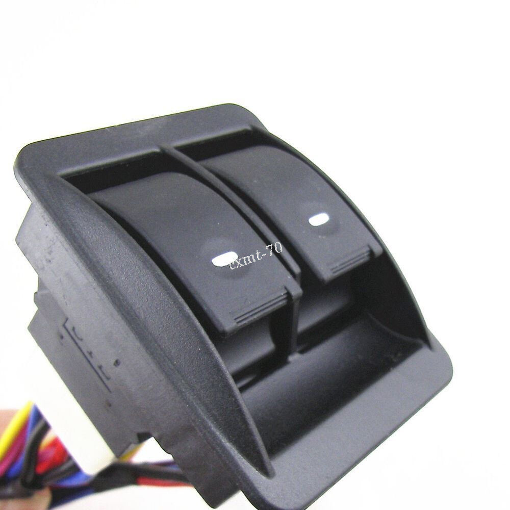 Electric Power Window Master Control Switch with Wiring Harness Universal Fit