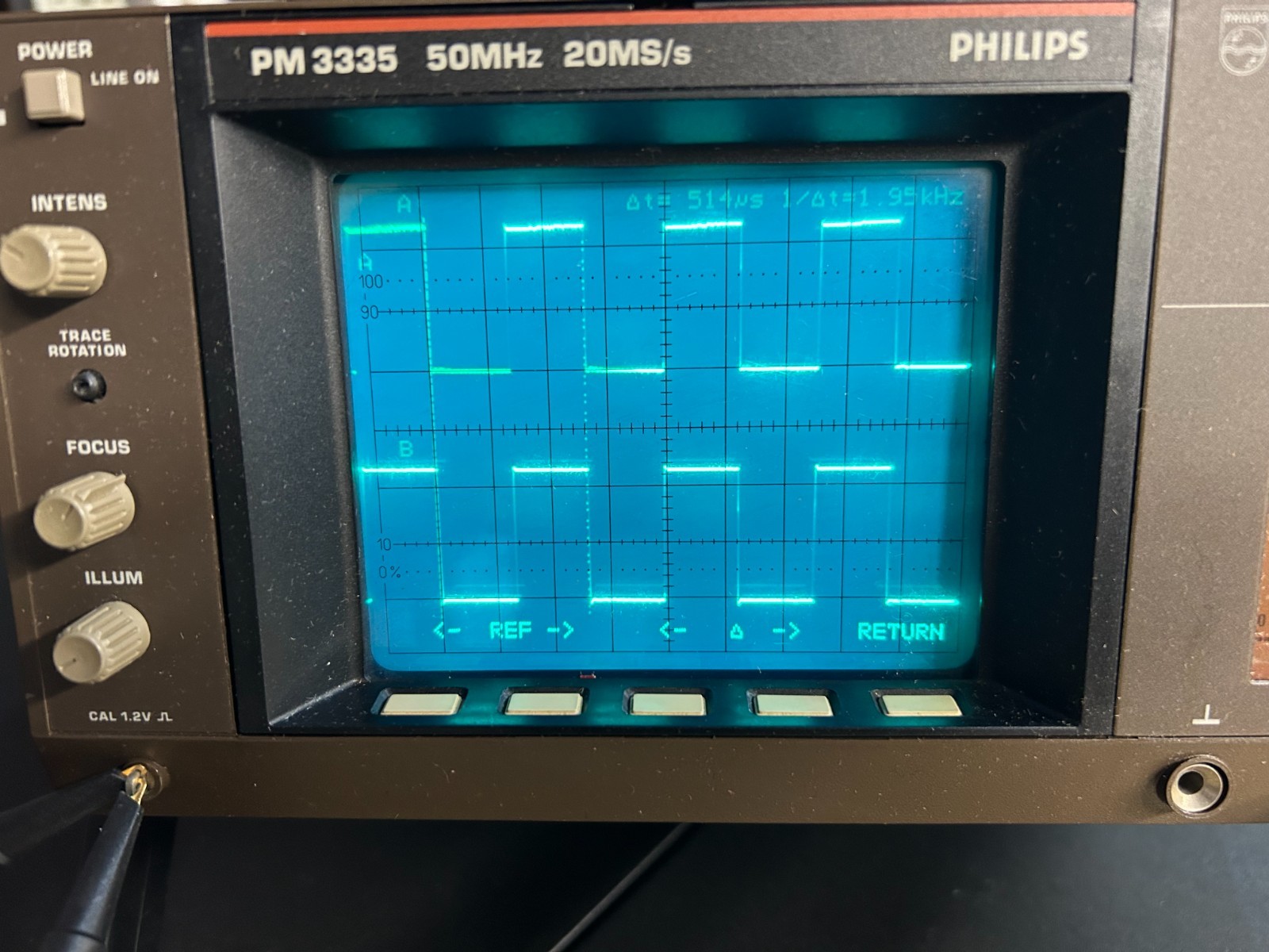 Phillips PM3335 50MHz 20MS/s Oscilloscope