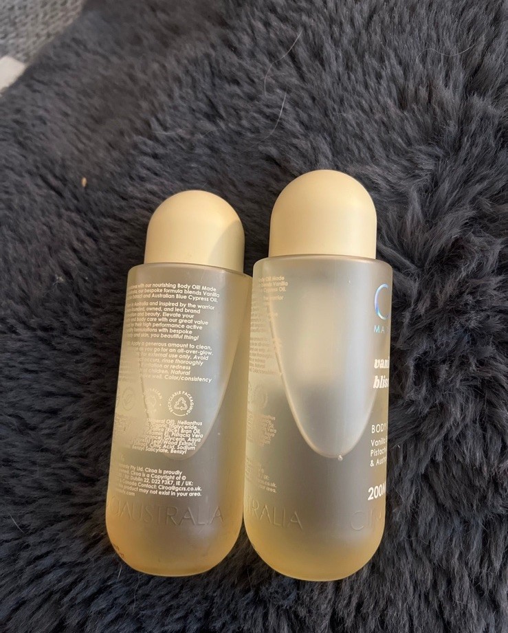 Ciroa Vanilla Bliss Body Oil X2