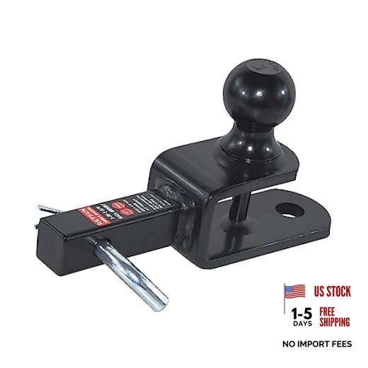 864031 3 in 1 ATV/UTV Trailer Hitch Towing Ball Mount with 2 1-1/4" Receiver