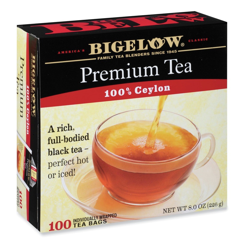 Bigelow 00351 Single Flavor Tea - Premium Ceylon (100 Bags/Box) New