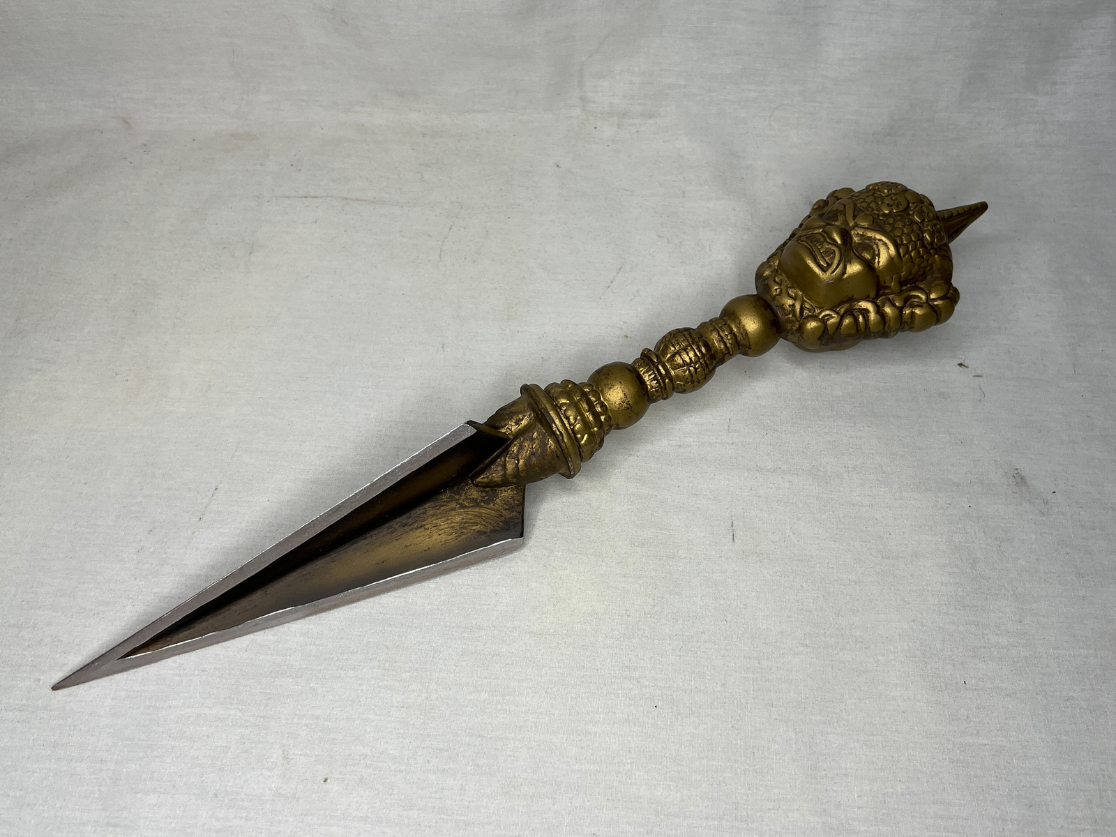 The Shadow, Phurba Dagger, Solid Resin, Display Plaque, Real Prop Replica