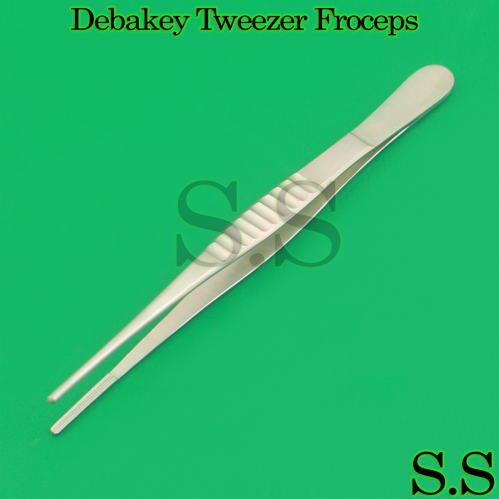 3 Pcs Dental Veterinary Debakey Tweezer 6" Frocep Surgical Instruments