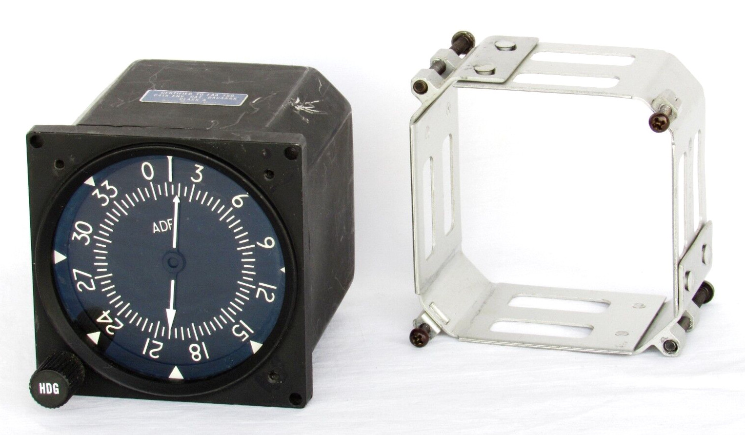 ARC Aircraft Heading Indicator 40980-1001 IN-346A & Cage MSP64311A ADF Part