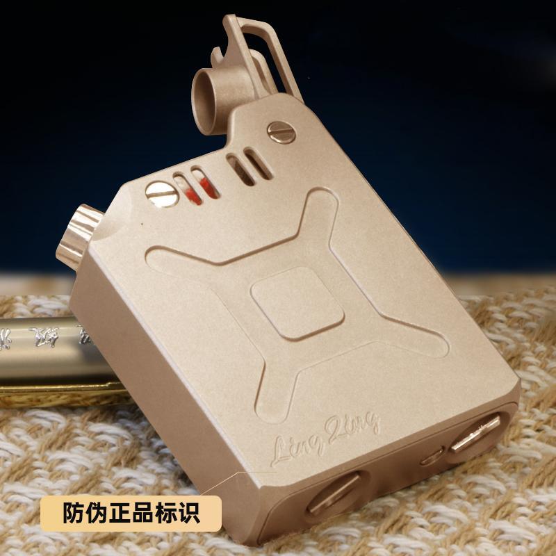 Creative CNC Fuel Lighter Mechanical Catapult Design Stainless Steel Refillable