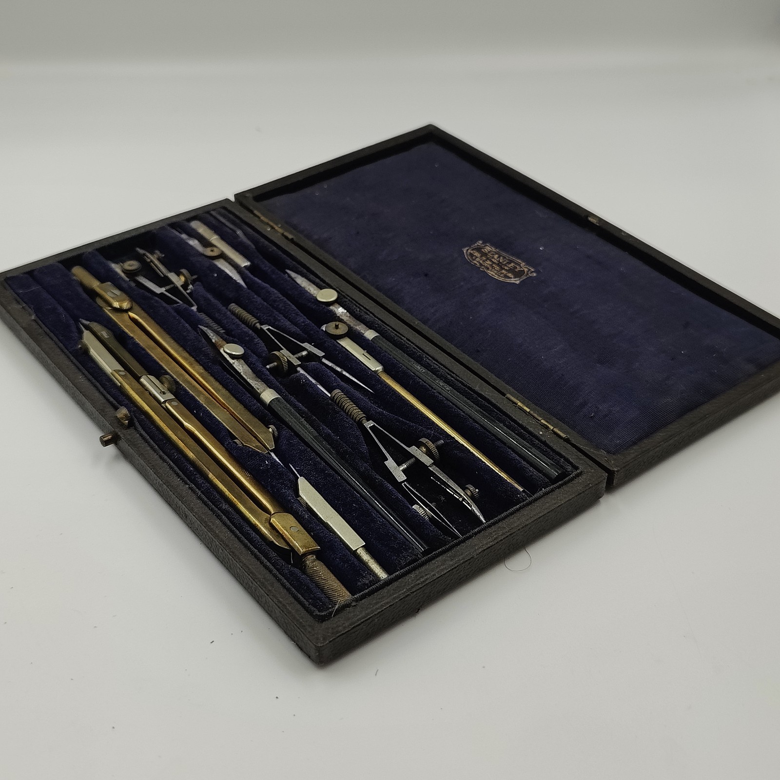Stanley Technical Drawing Set Vintage Antique Precision Instruments Complete