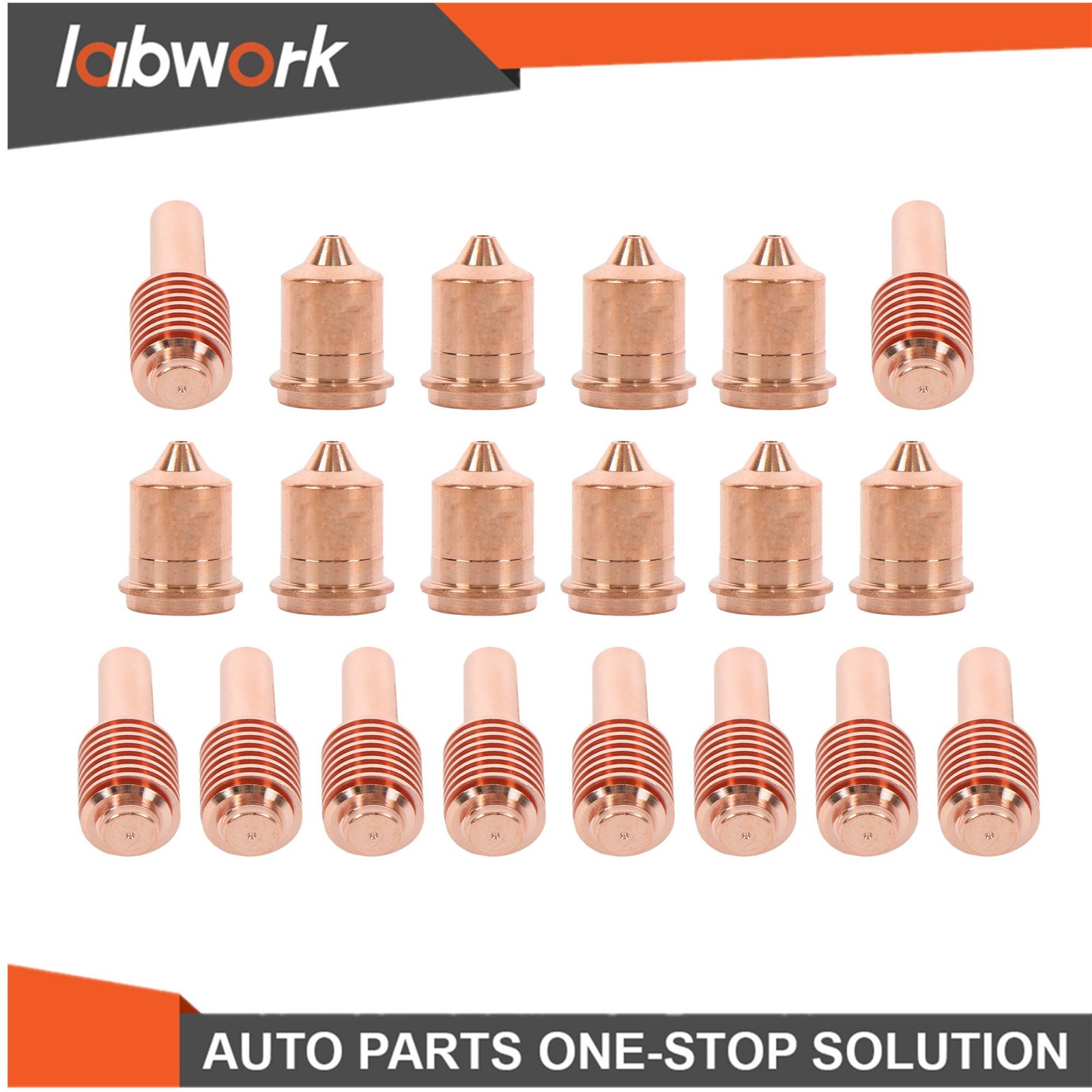 Labwork 20 Pcs 220671 Plasma Cutting Nozzles & 220669 Plasma Electrode Tips Kit