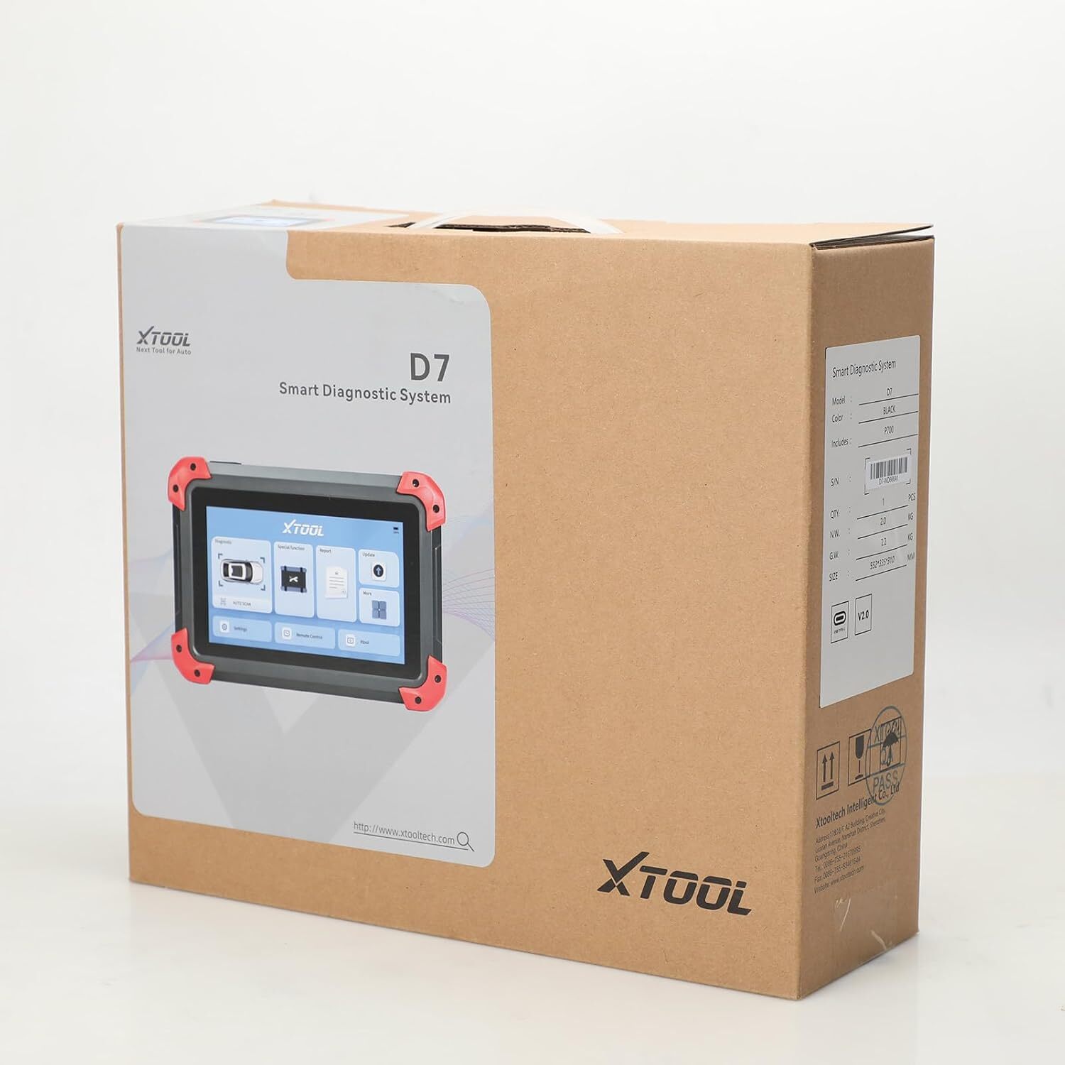 NEWEST XTOOL D7 V2.0 FCA Scanner Auto Diagnostic Tool Bidirectional E.CU Coding