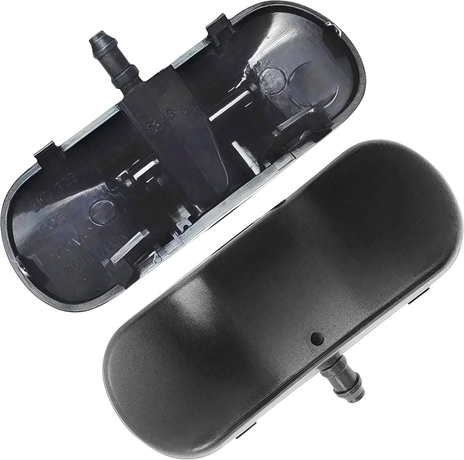 2KD955985 2KD955986 Windshield Washer Nozzles Spray Jet For VW Tiguan Black