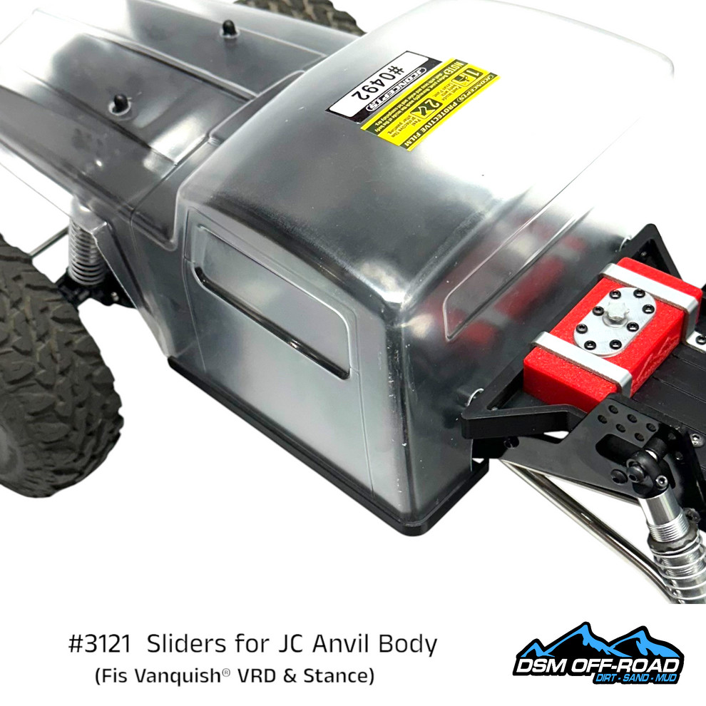 Slider Kit for Jconcepts Anvil Body (Fits Vanquish VRD & Stance) Sliders