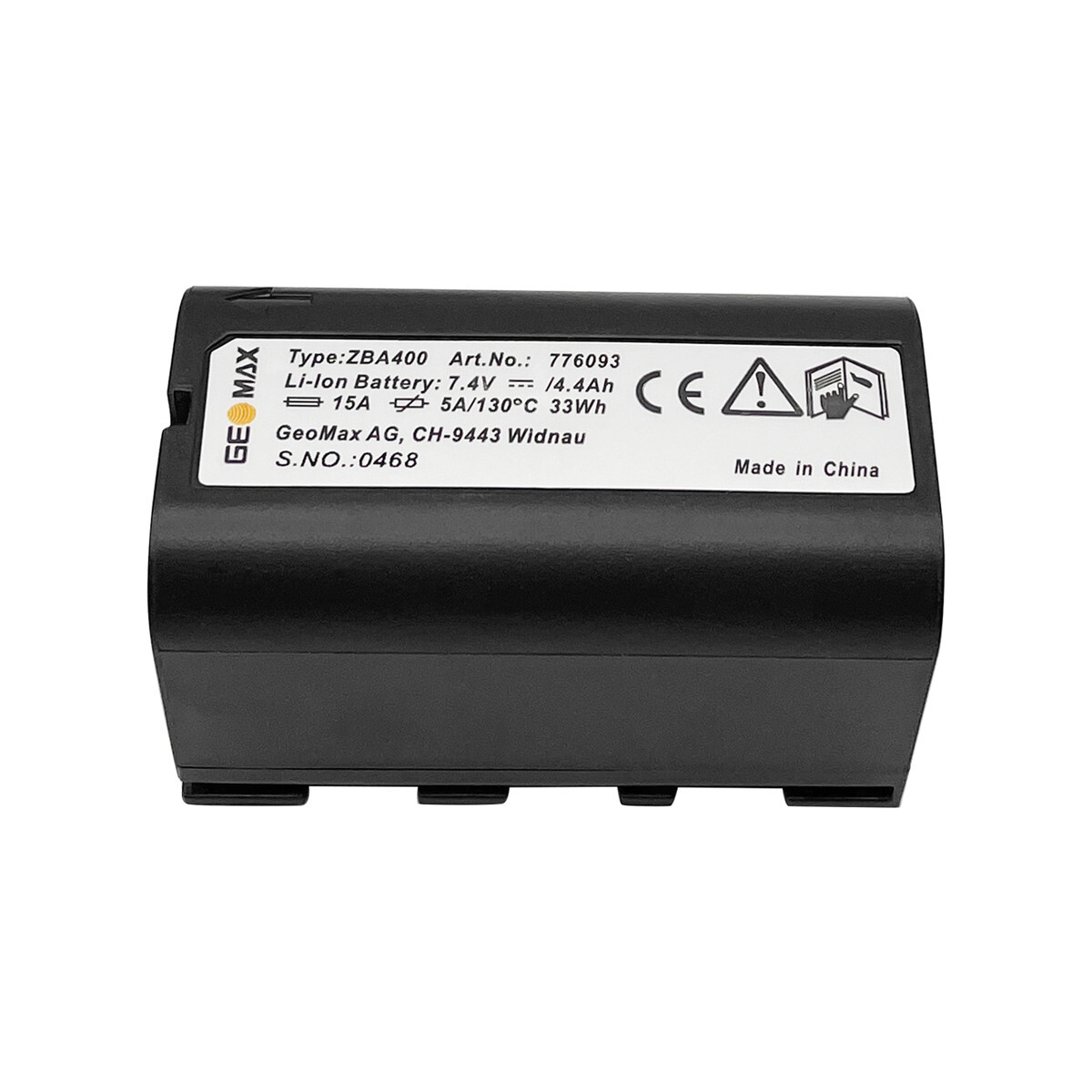 New Geomax ZBA400 battery for Geomax ZT20 ZT80 Series Total Station Surveying
