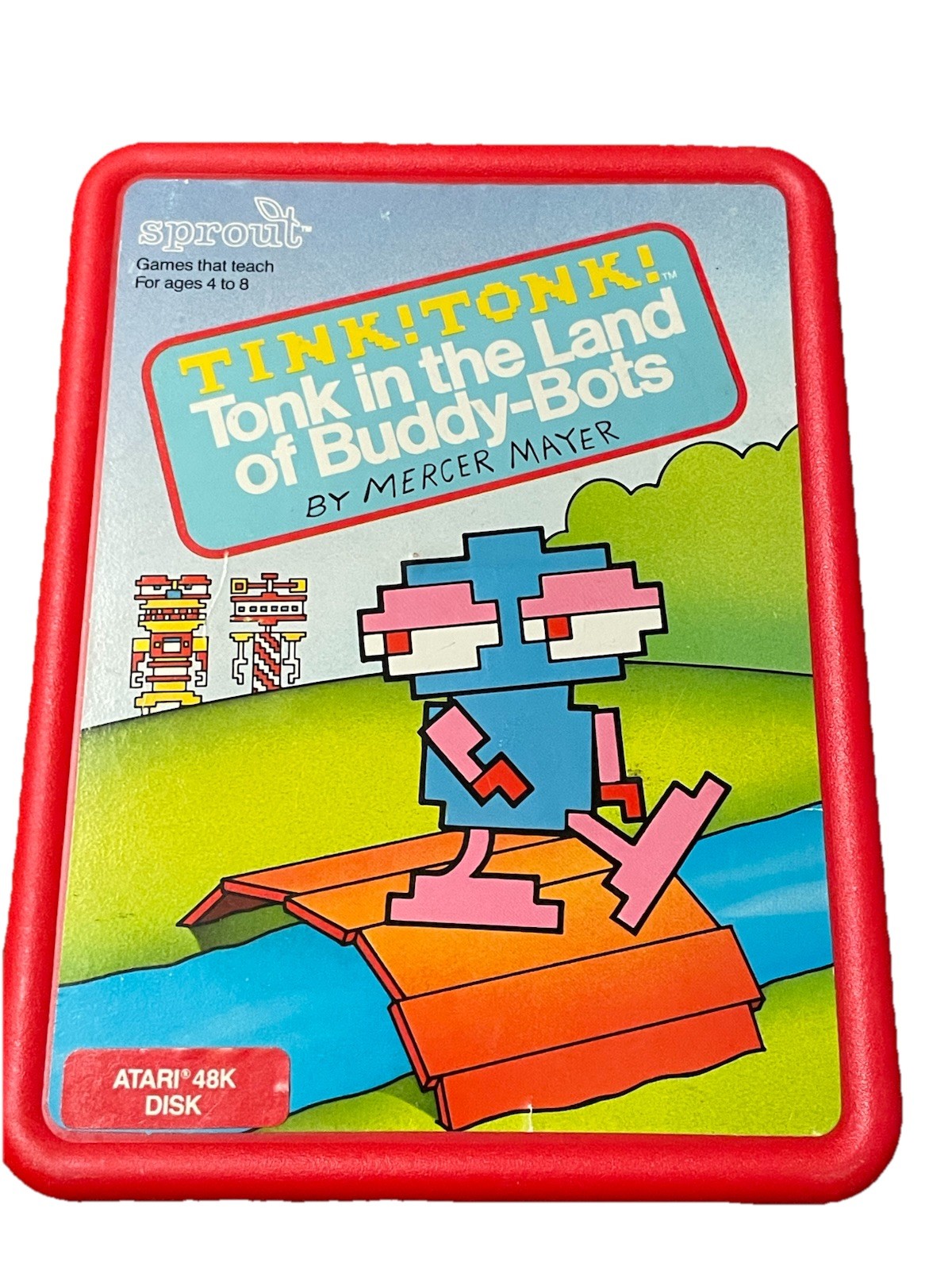 Tink Tonk in the Land of Buddy-Bots Mercer Mayer Atari - Case Only No Game