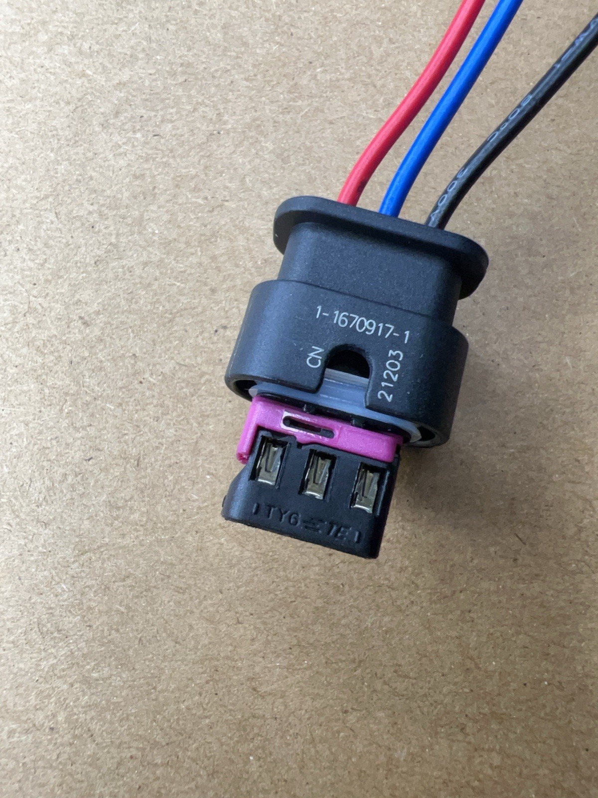 1-1670917-1 PDC Connector Wiring Harness housing Plug Pigtail For TESLA