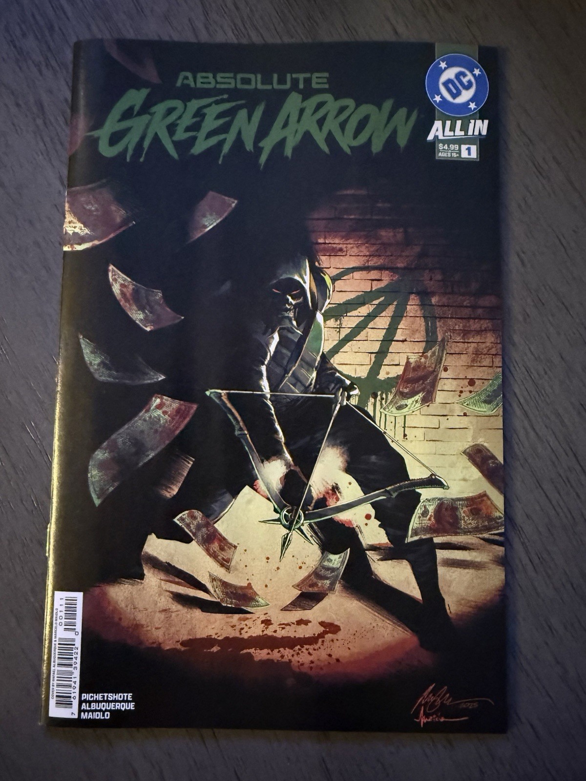 Absolute Green Arrow 1 1st Print Sold Out NM