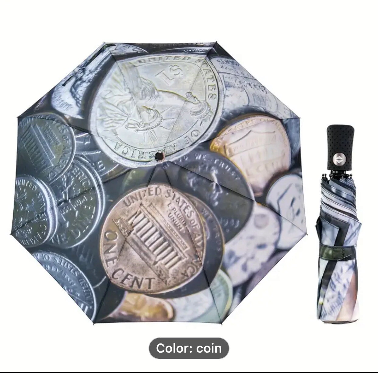 Windproof Travel Umbrella Compact Light Automatic Strong and Portable 3 Styles