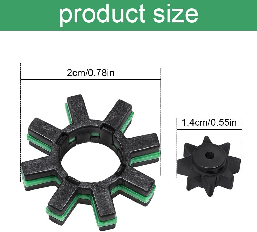 2Sets Damper Electric Power Steering Motor Shaft Kit, Steering Coupler, Steering