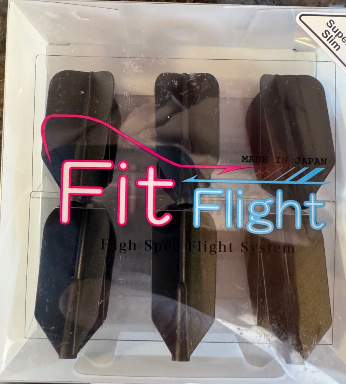 FIT FLIGHT ORIGINAL BLACK SUPER SLIM SHAPE  DOUBLE PACK FLIGHTS SHIPS FREE