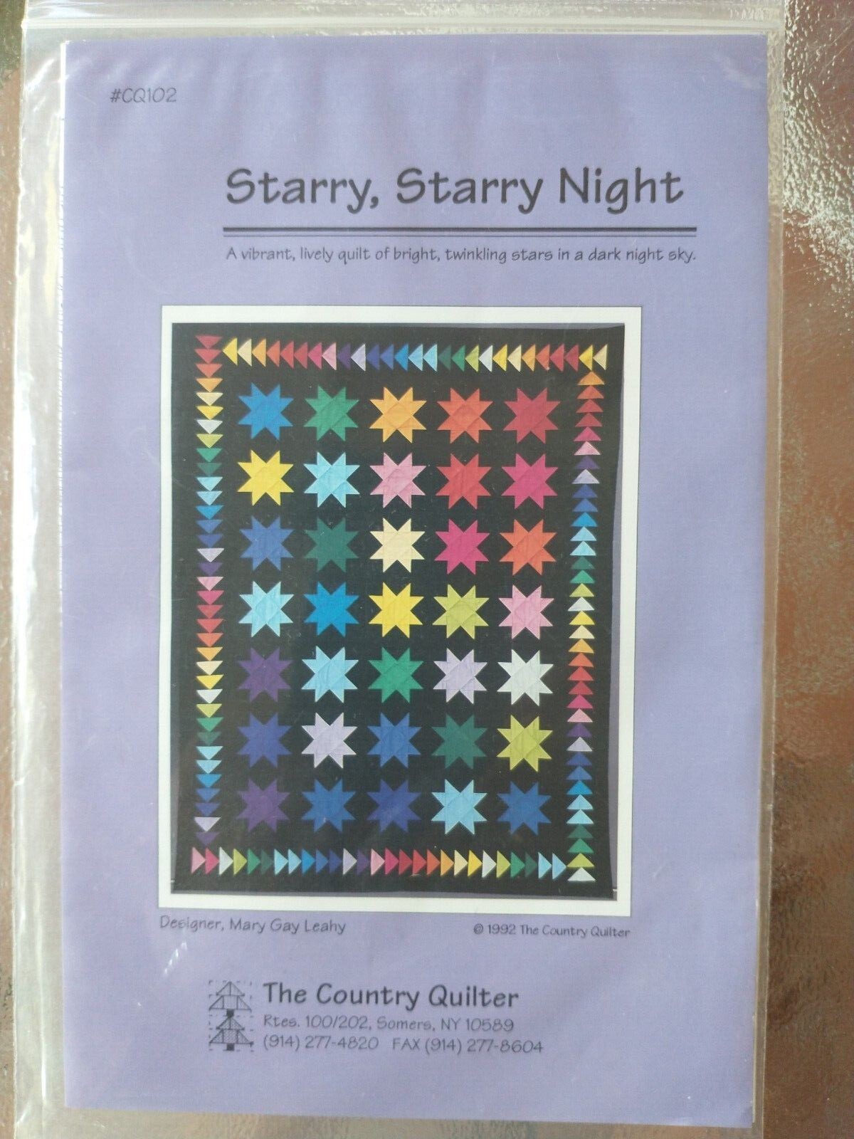 Country Quilter Starry Starry Night wall hanging 48x62  CQ102 NEW