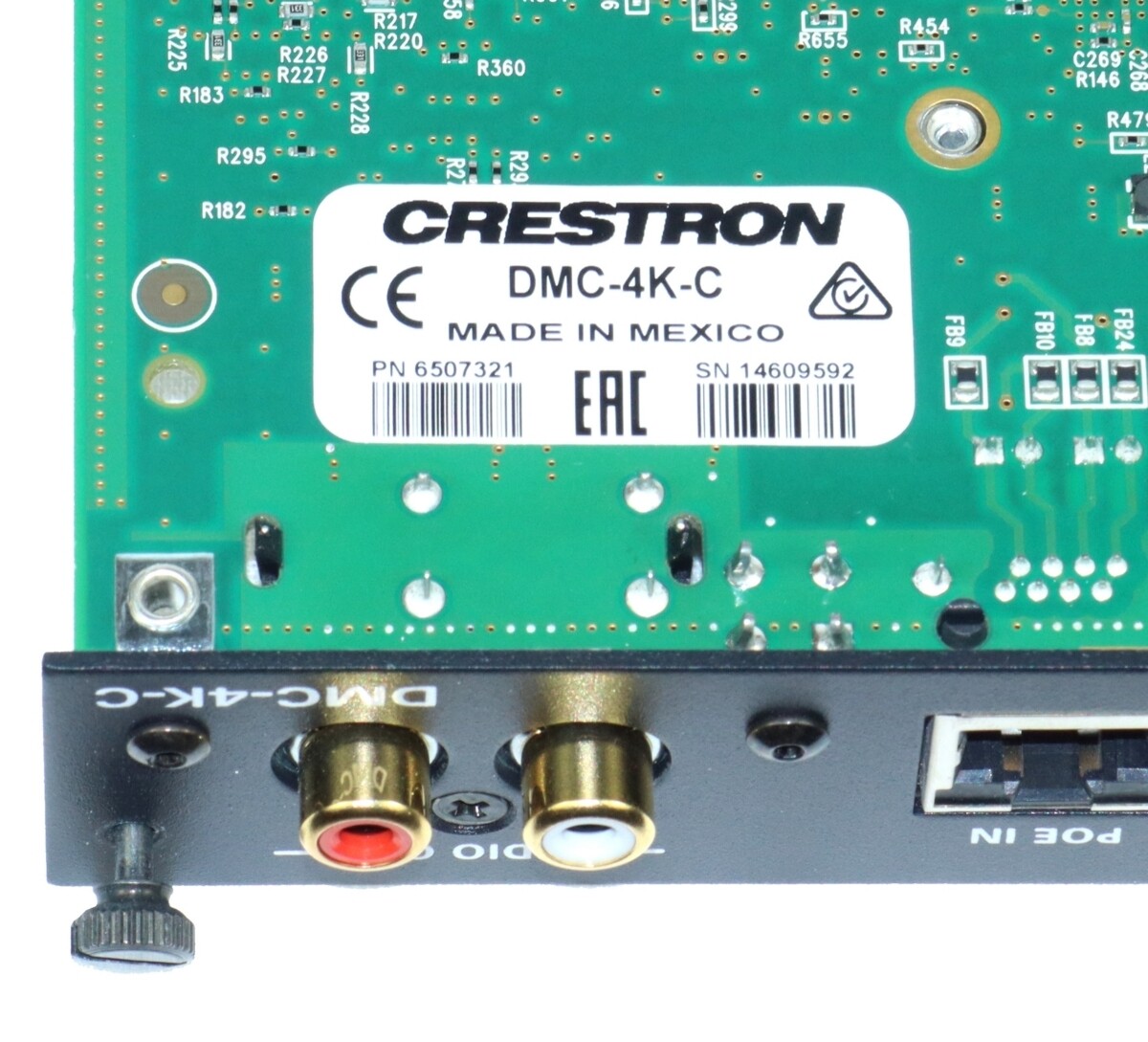 Crestron DMC-4K-C HDCP2 8G+ Input Card for DigitalMedia Switcher