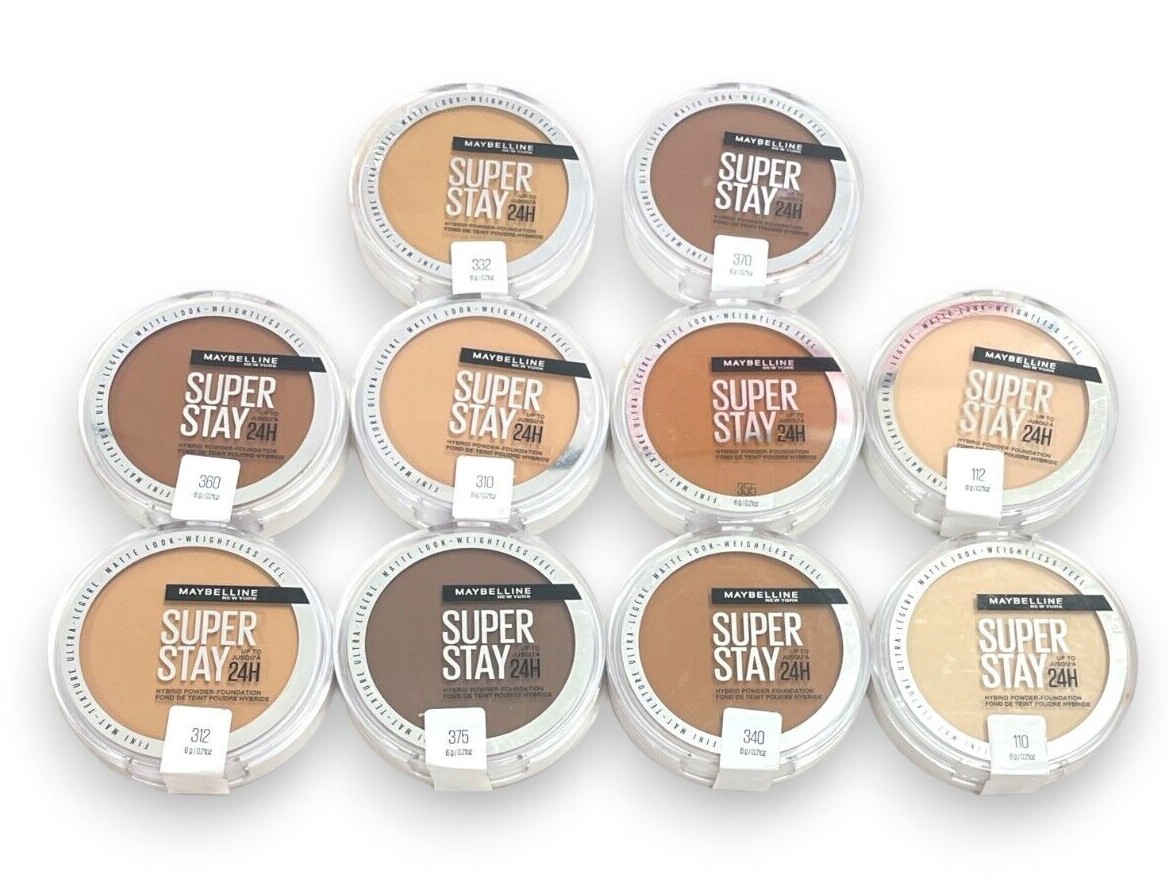 Maybelline Super Stay 24H Hybrid Powder Foundation (6g/0.21oz) You Pick, New