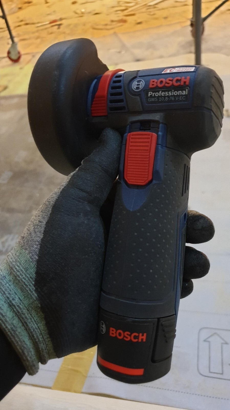BOSCH! GWS10.8-76V-EC professional compact angle grinders Bare tool ⭐Traceable⭐