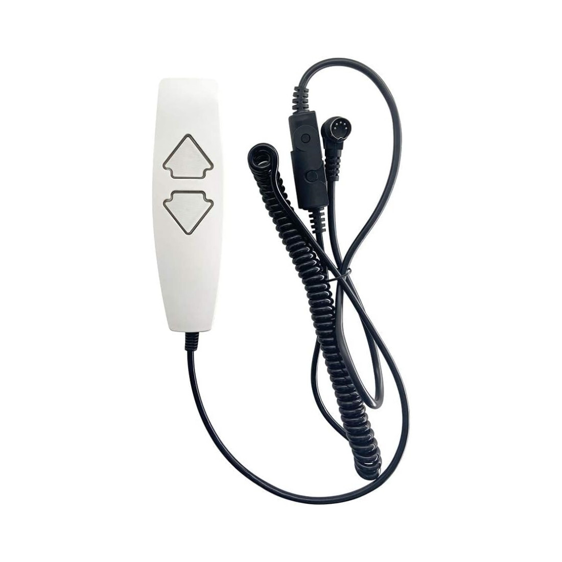 2 Button 5 Pin White Remote Hand Control with USB for Lift Chairs Power Recliner