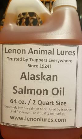 Lenon's Alaskan Salmon Oil Fresh Odor Attractive to Most Animals 1/2 Gallon
