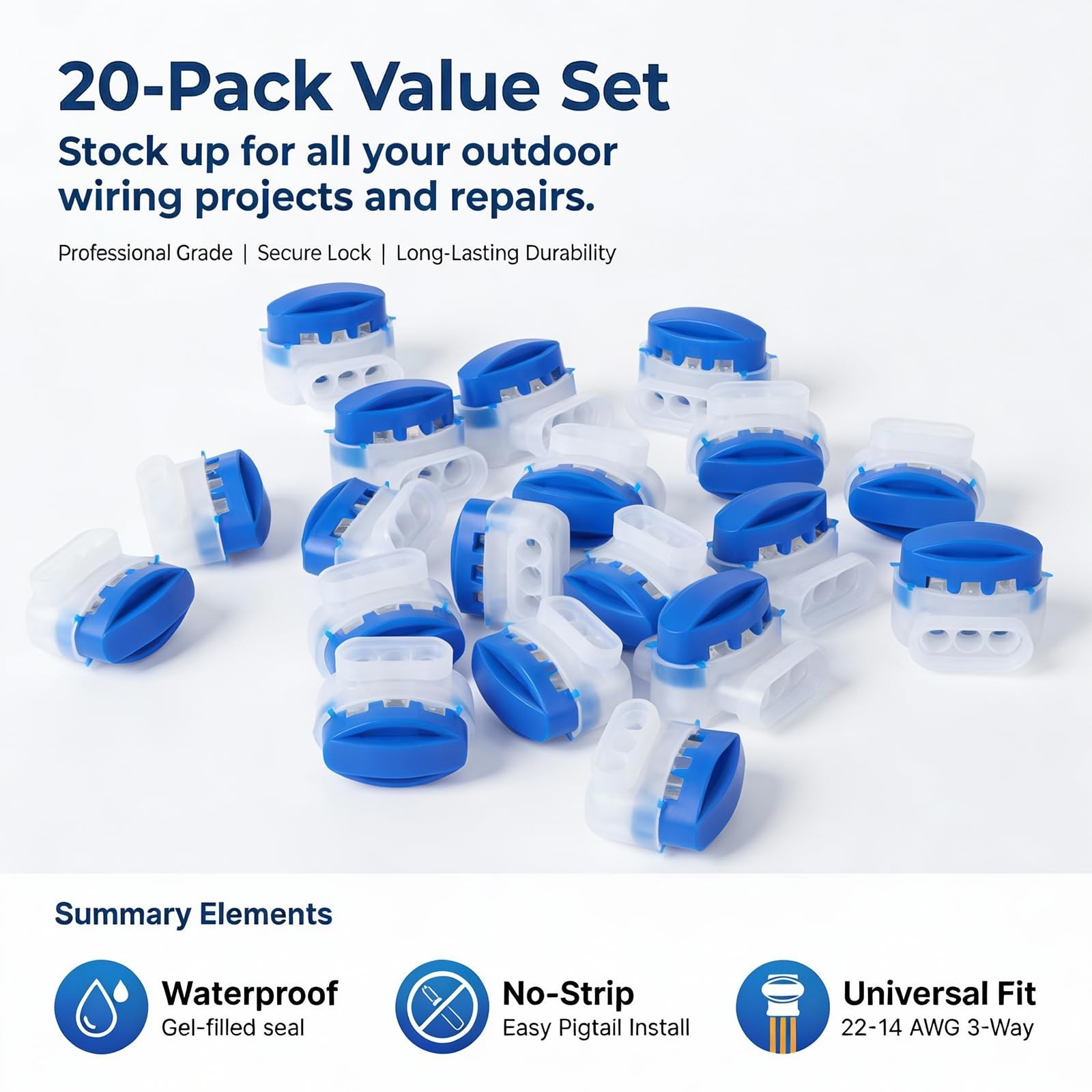 Wire Connectors Electrical Box Waterproof Boundary Perimeter Wire Coupler Wiring
