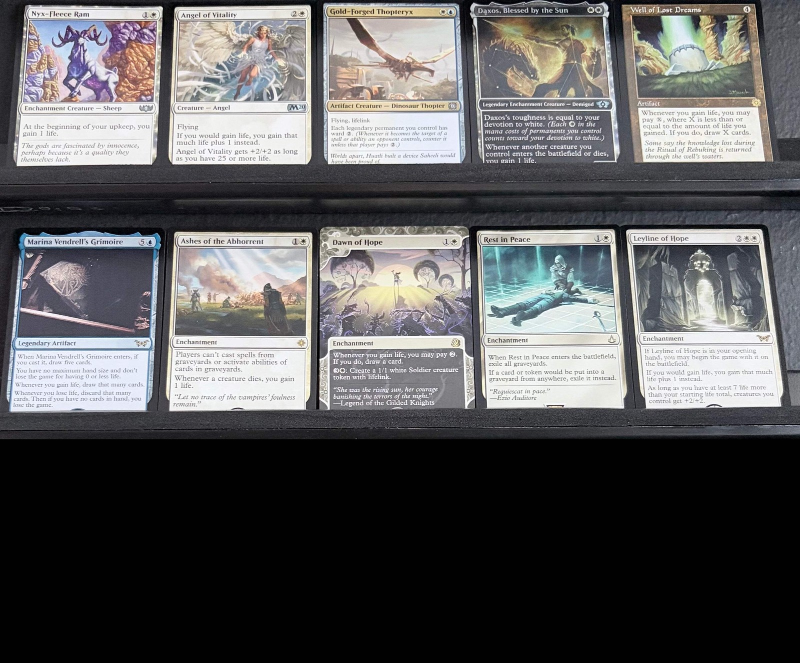 ***Custom Commander Deck*** Hope Estheim - Lifegain Mill - MTG EDH