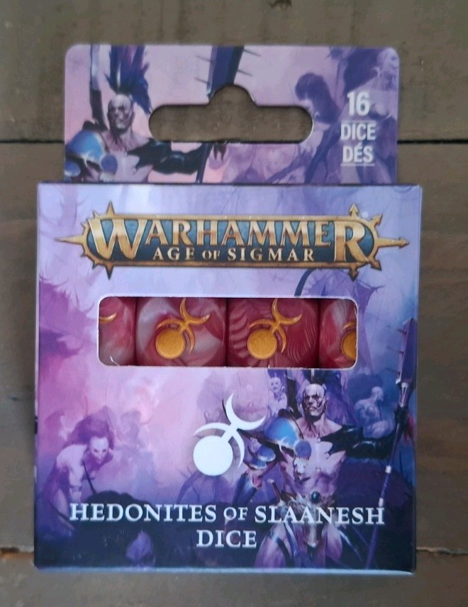 Warhammer Age of Sigmar Hedonites of Slaanesh Dice