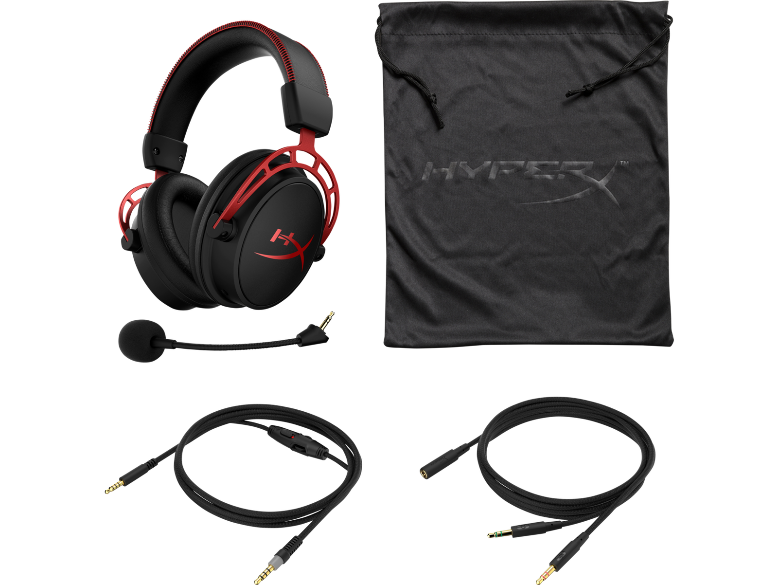 HyperX Cloud Alpha - Gaming Headset (Black-Red)