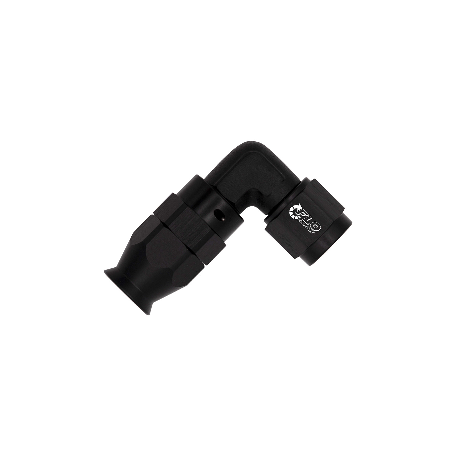 Flo Supply 8AN PTFE 90 Degree Swivel Forged Hose End