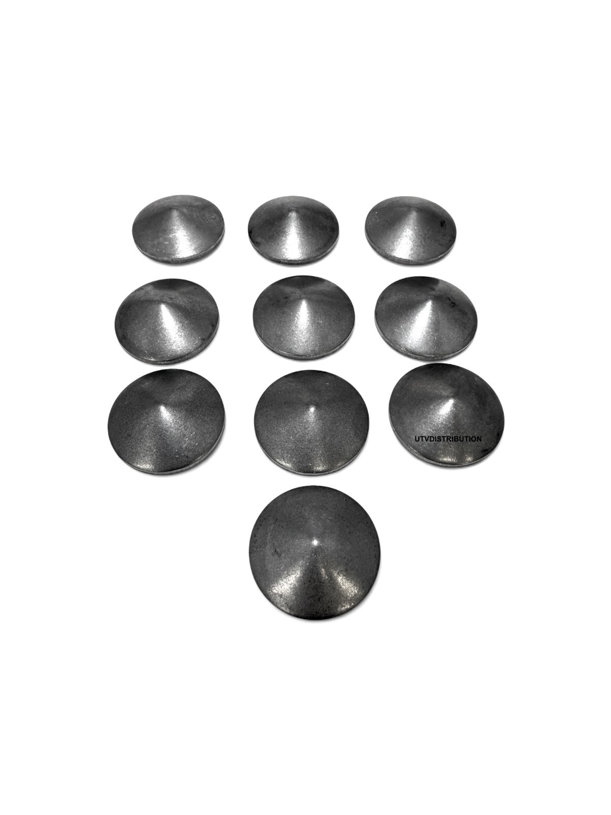 1" Weld On Tube End Cap Roll Cage Bumpers Tree Kickers 1/8" Spike -10 Pack