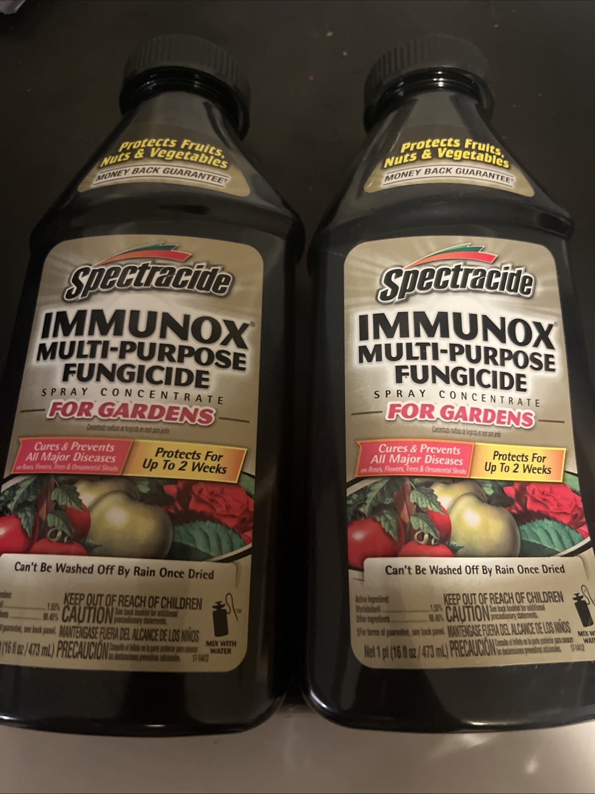 2-PACK Spectracide Immunox Multi-Purpose Fungicide Spray Concentrate 32oz total