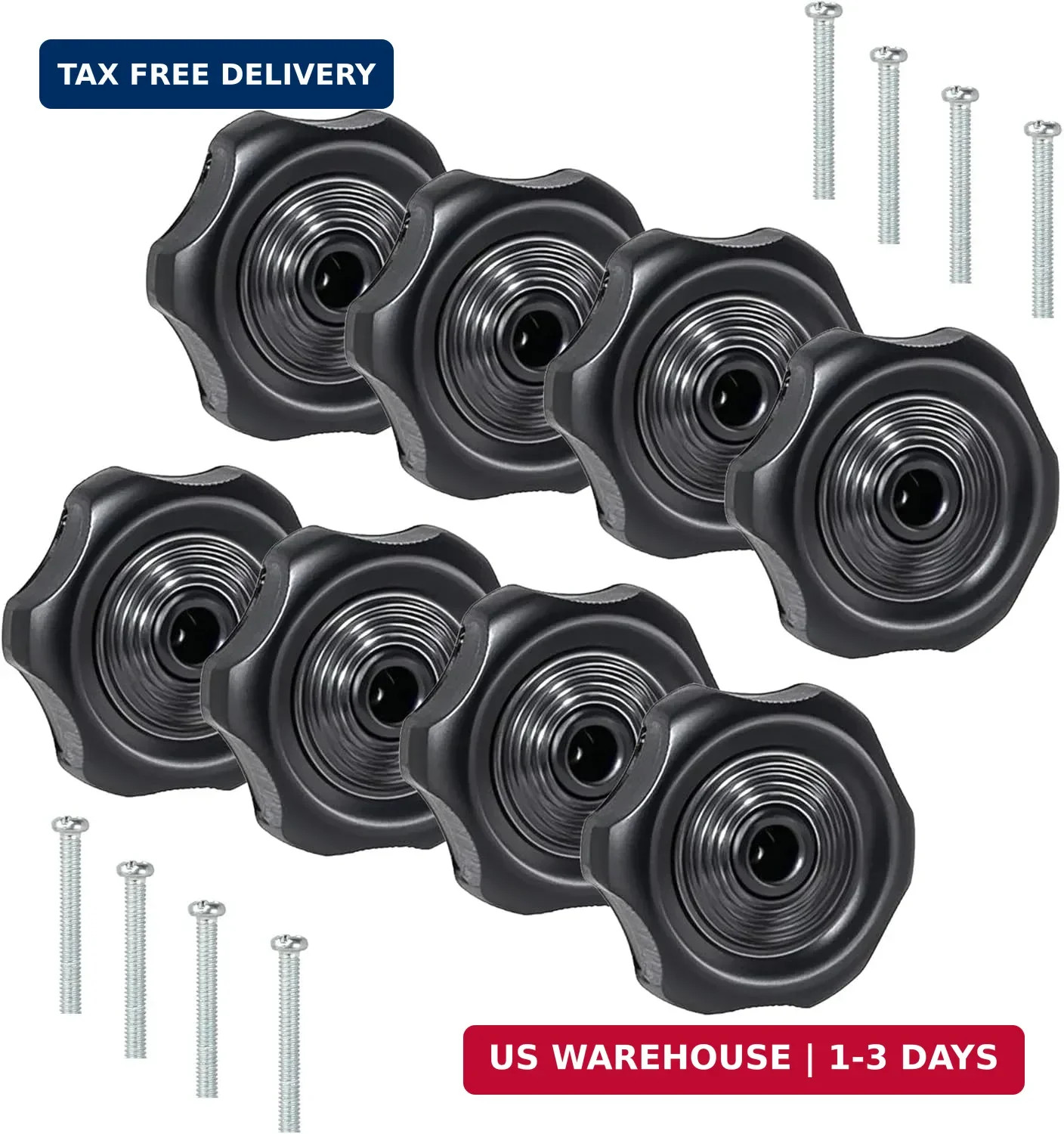 8-Pack 20345 RV Camper Window and Vent Knobs Crank Handle Turn Latch | Higher Qu
