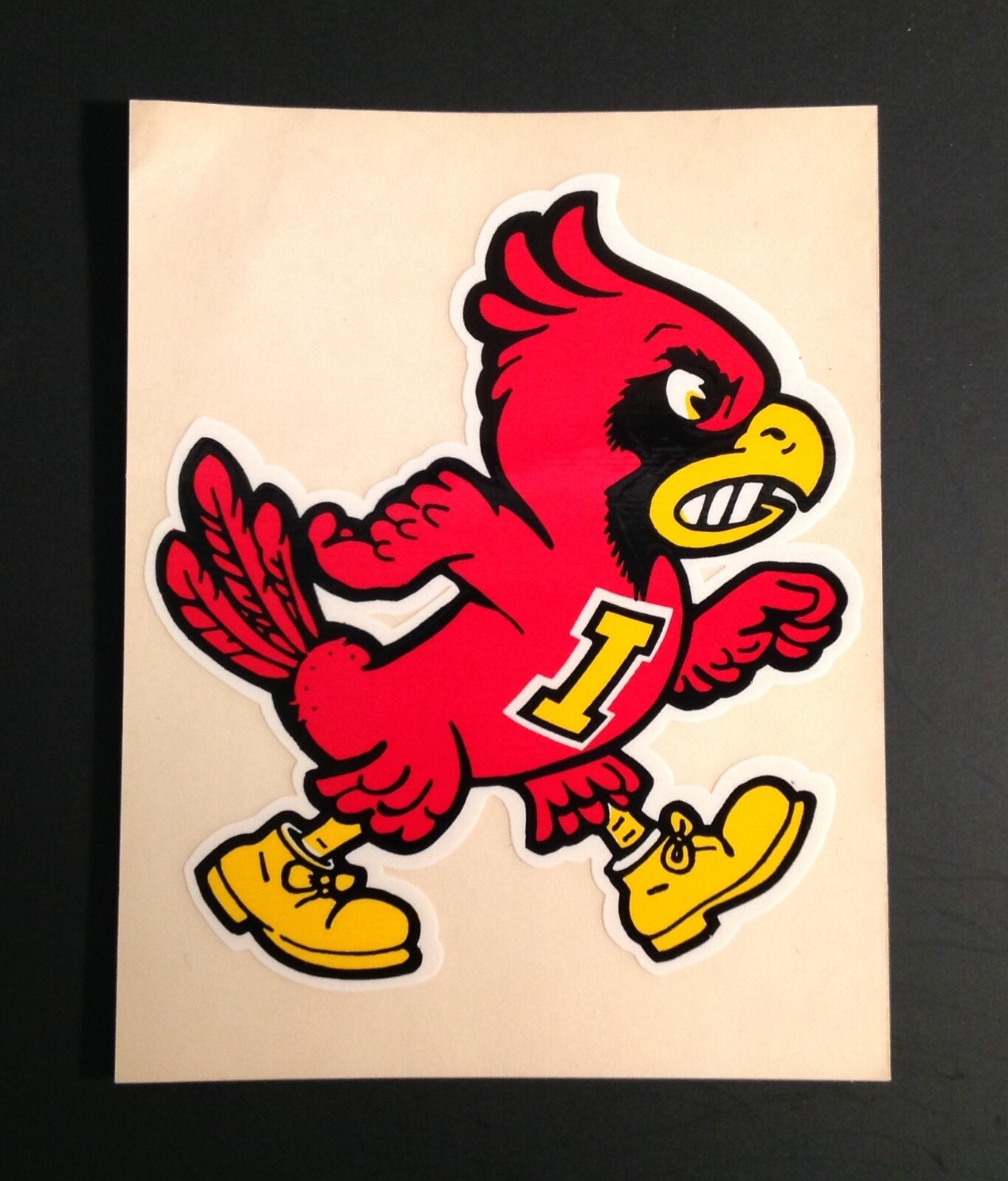 Louisville Cardinals VTG Window Travel Decal NCAA Basketball Memorabilia Ephemer
