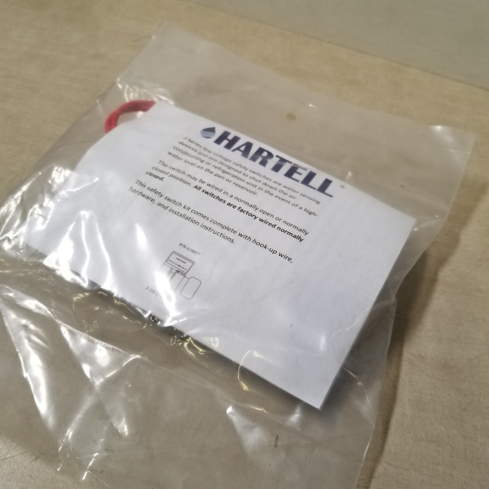 Hartell B17-303 Safety Float Switch Low Voltage J-100