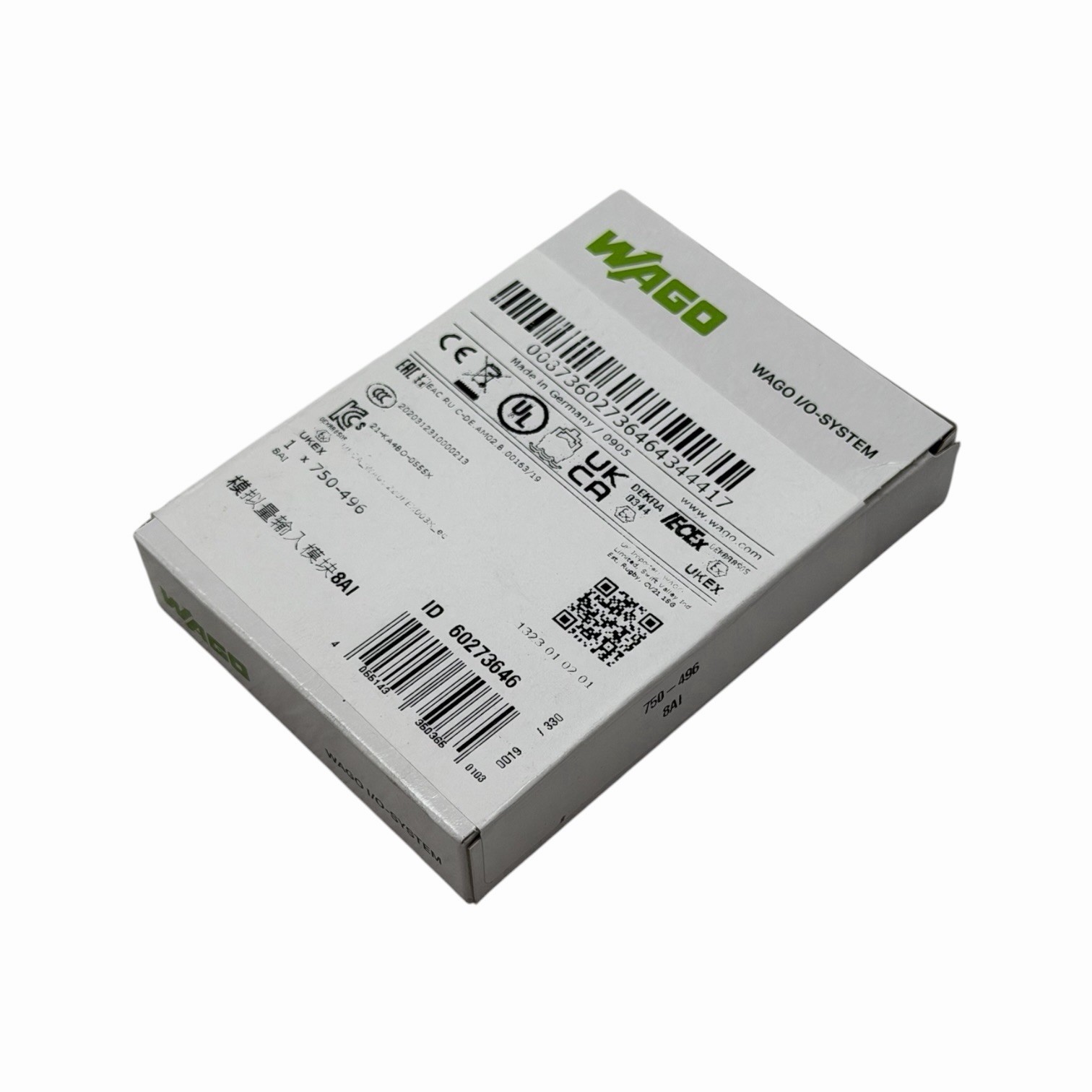 Wago 750-496 8 Channel Analog Input