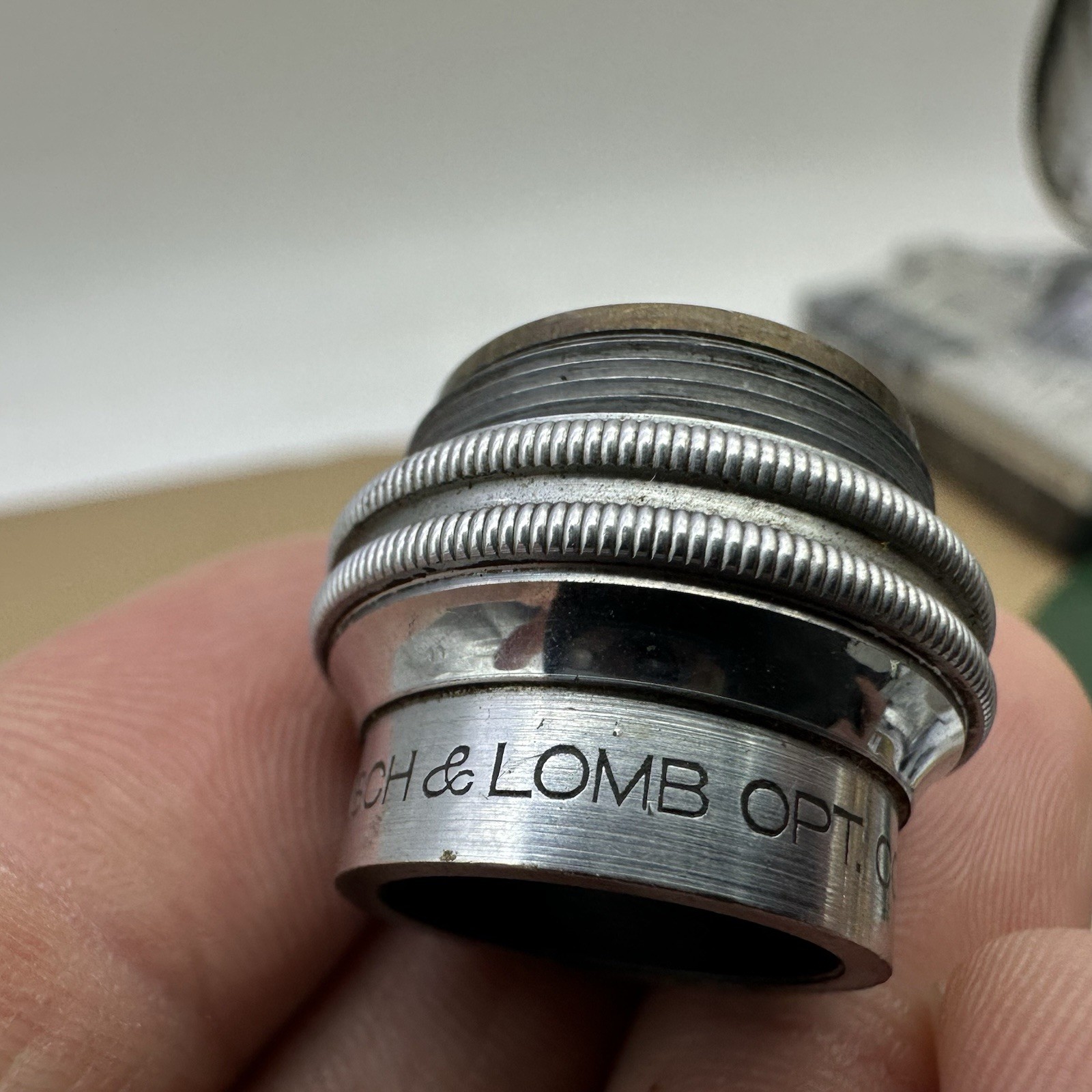 Vintage Bausch & Lomb 40mm 51 Microscope Objective Lens